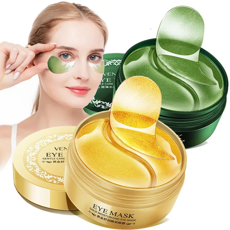 Collagen Sheet Mask - 60 шт./упаковка: Золотые коллагеновые патчи с