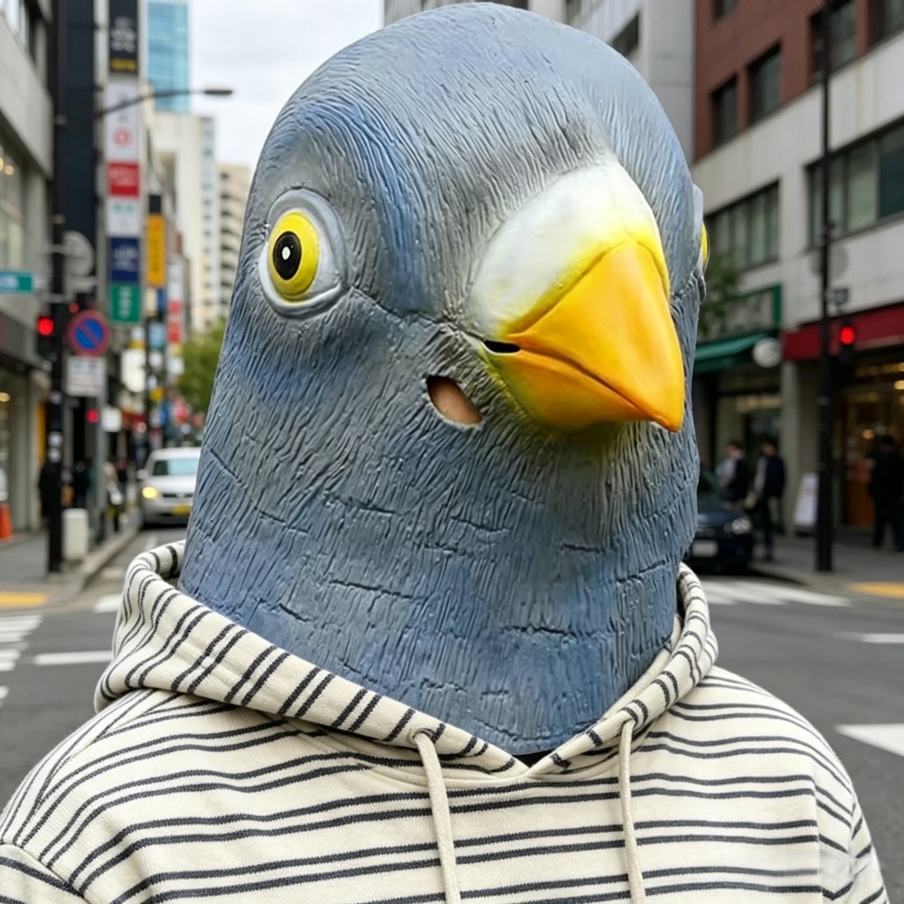 Маска-костюм голубя: Забавная  – обзор и цена Skincare Pigeon