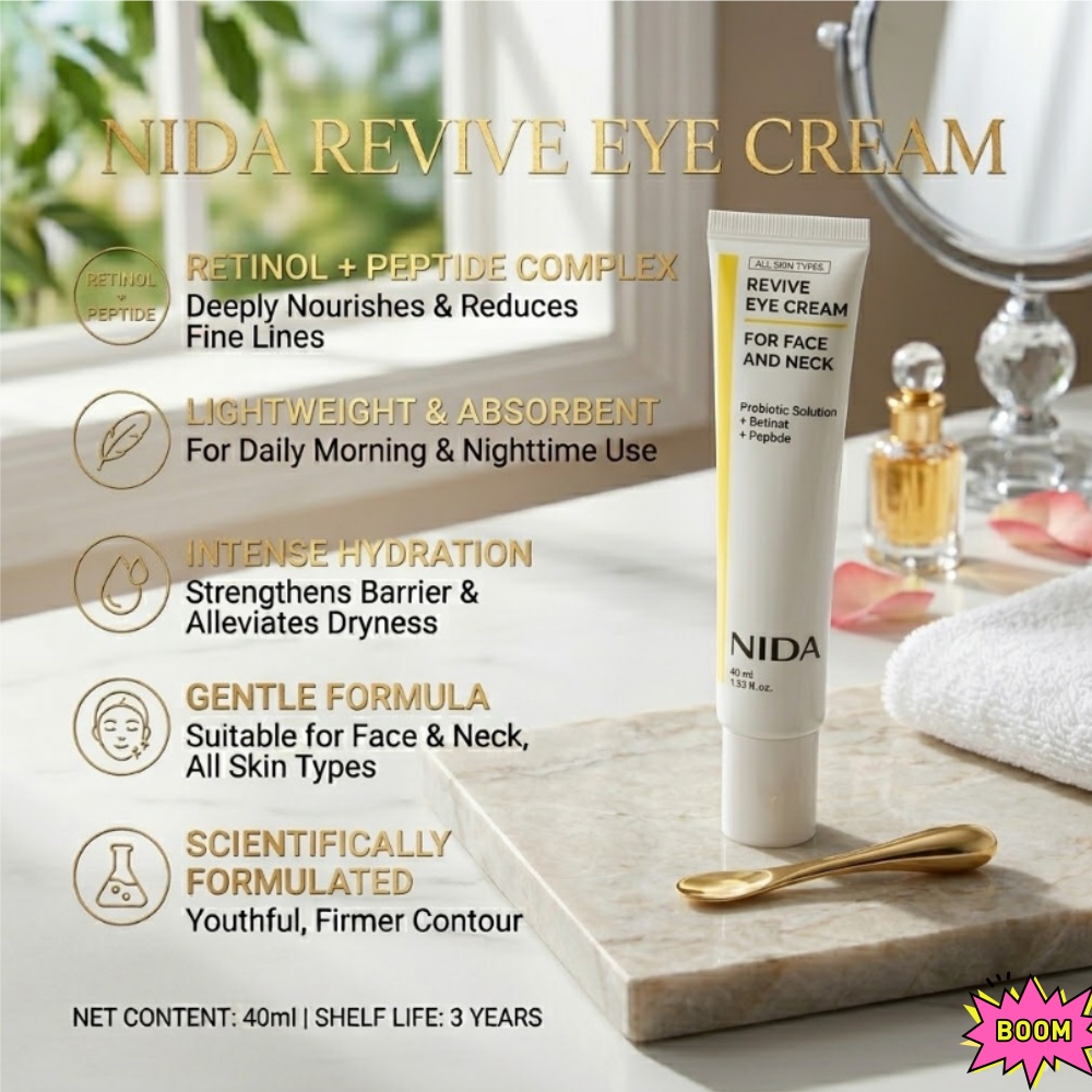 Крем для глаз NIDA с ретинолом – обзор и цена Eye Cream Peptide
