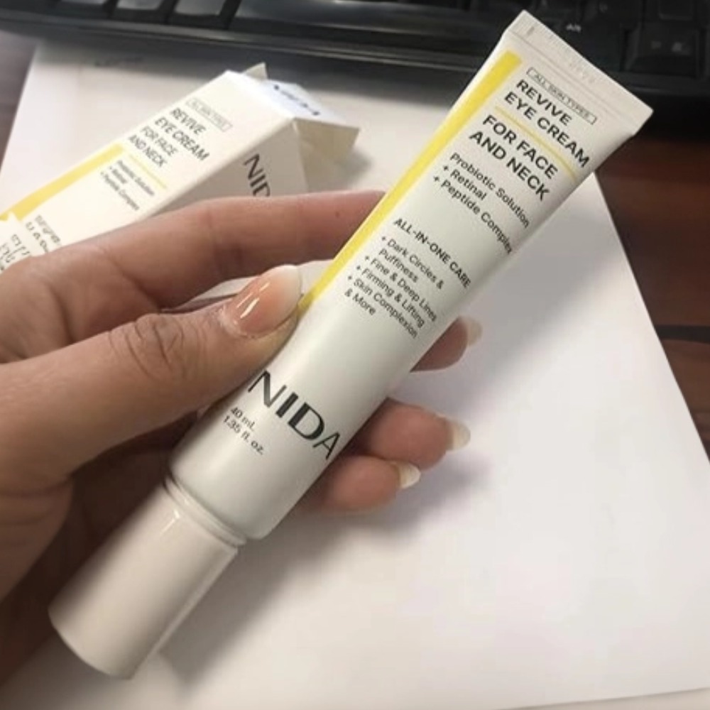 Корейский крем для глаз NIDA R – обзор и цена Eye Cream Peptide