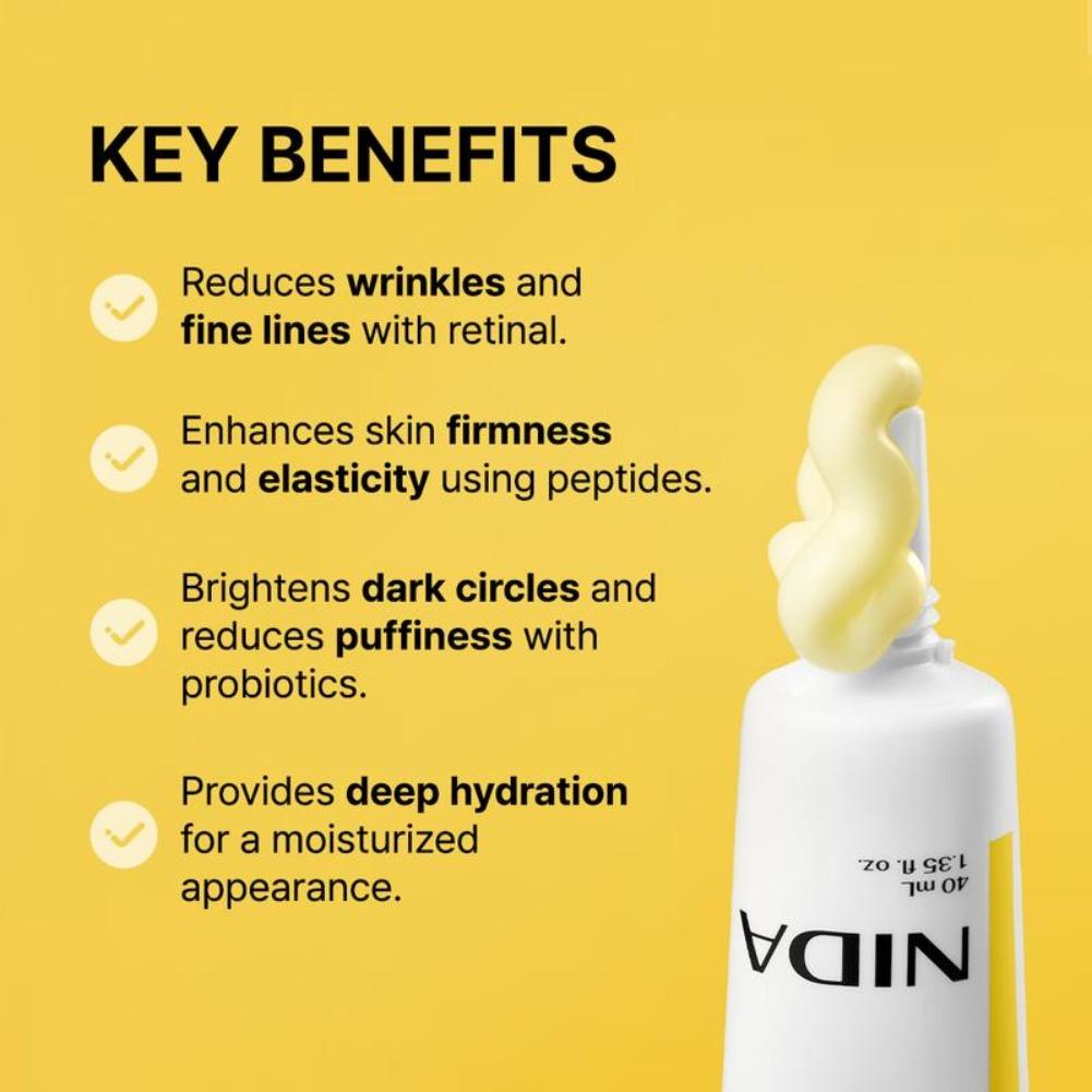 Корейский крем для глаз NIDA R – обзор и цена Eye Cream Peptide