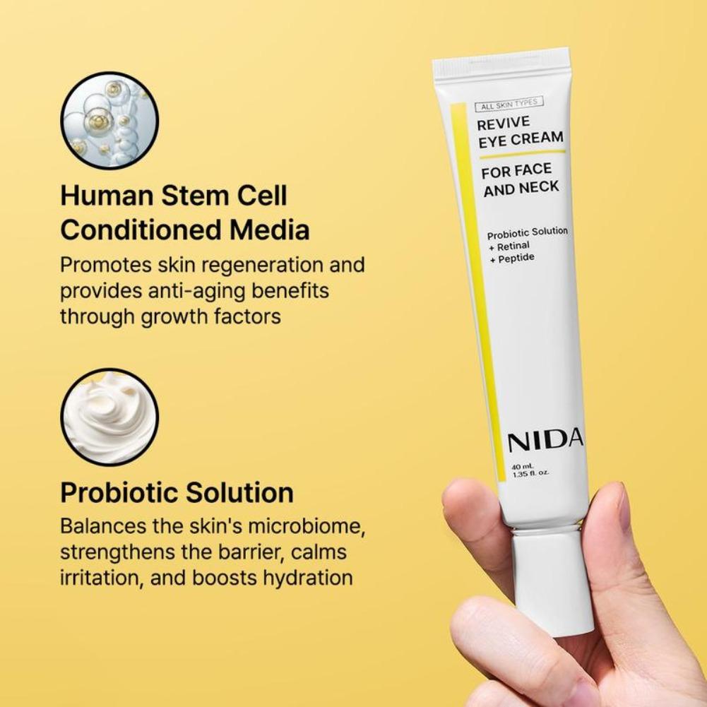 Корейский крем для глаз NIDA R – обзор и цена Eye Cream Peptide