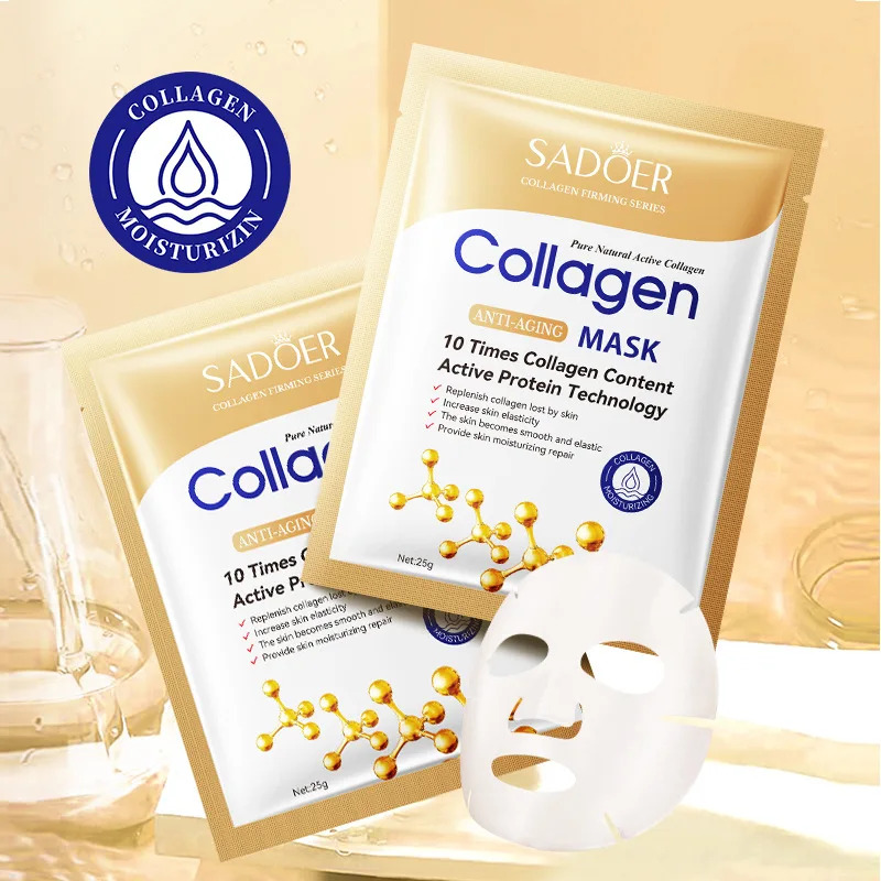 10шт Антивозрастная коллагенов – обзор и цена Collagen Sheet Mask