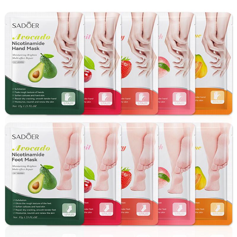 1 пара масок для ног SADOER с  – обзор и цена Skincare Indonesia