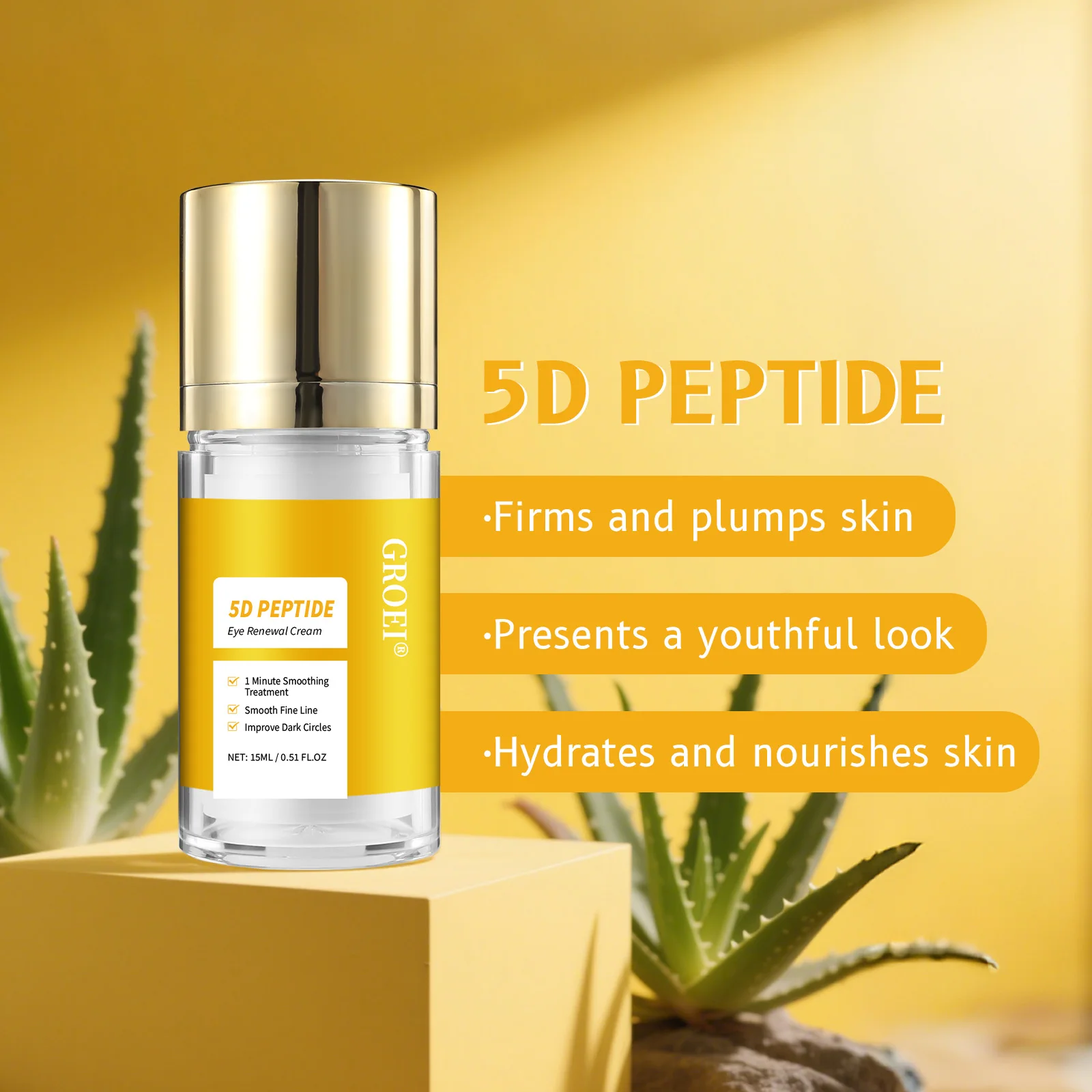 Раствор от темных кругов и оте – обзор и цена Eye Cream Peptide
